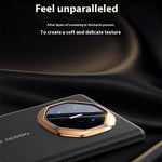 For Huawei Mate X5 Case View Window Genuine Cow Leather Smart Phone Cover