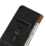 KHAZNEH For Honor Magic7 Lite 5G / X9c 5G / X60 Pro 5G Case Genuine Cow Leather Wallet Phone Cover Nappa Texture