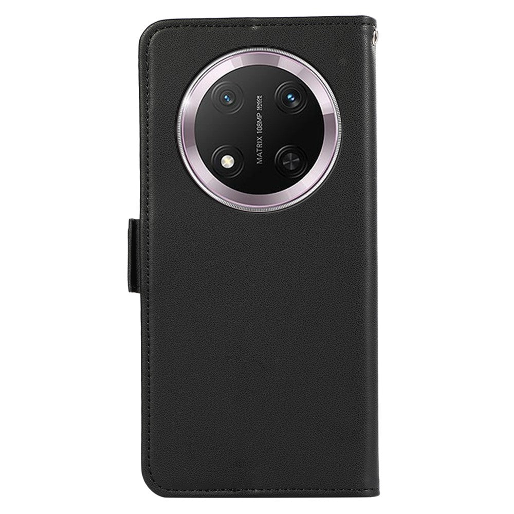 ABEEL For Honor Magic7 Lite 5G / X9c 5G / X60 Pro 5G Case Leather Phone Cover with RFID Blocking Wallet