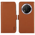 ABEEL For Honor Magic7 Lite 5G / X9c 5G / X60 Pro 5G Case Leather Phone Cover with RFID Blocking Wallet