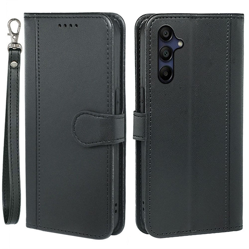 For Samsung Galaxy A26 5G Wallet Case Magnetic Snap Leather Phone Cover with Strap
