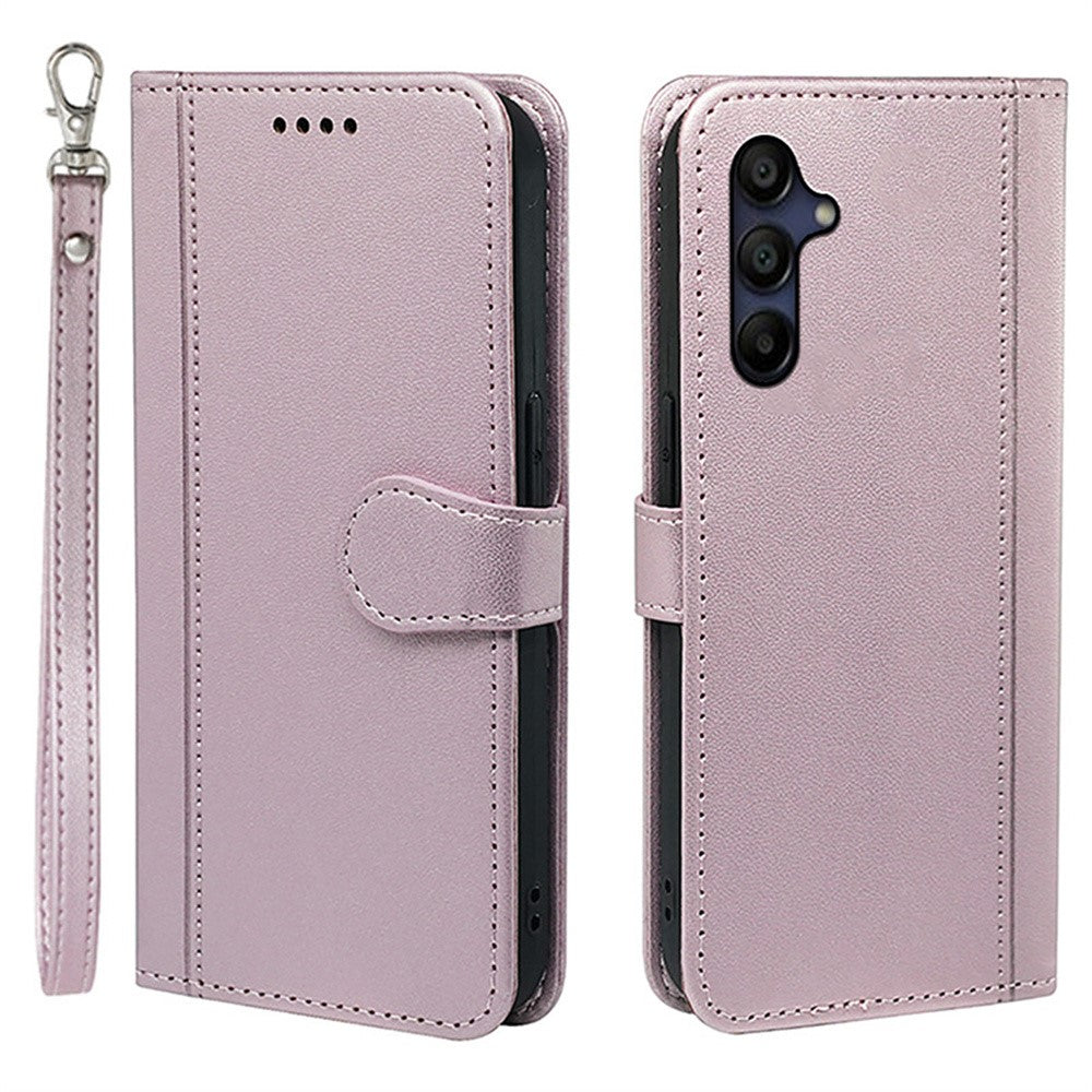 For Samsung Galaxy A26 5G Wallet Case Magnetic Snap Leather Phone Cover with Strap