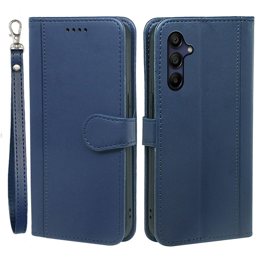For Samsung Galaxy A26 5G Wallet Case Magnetic Snap Leather Phone Cover with Strap