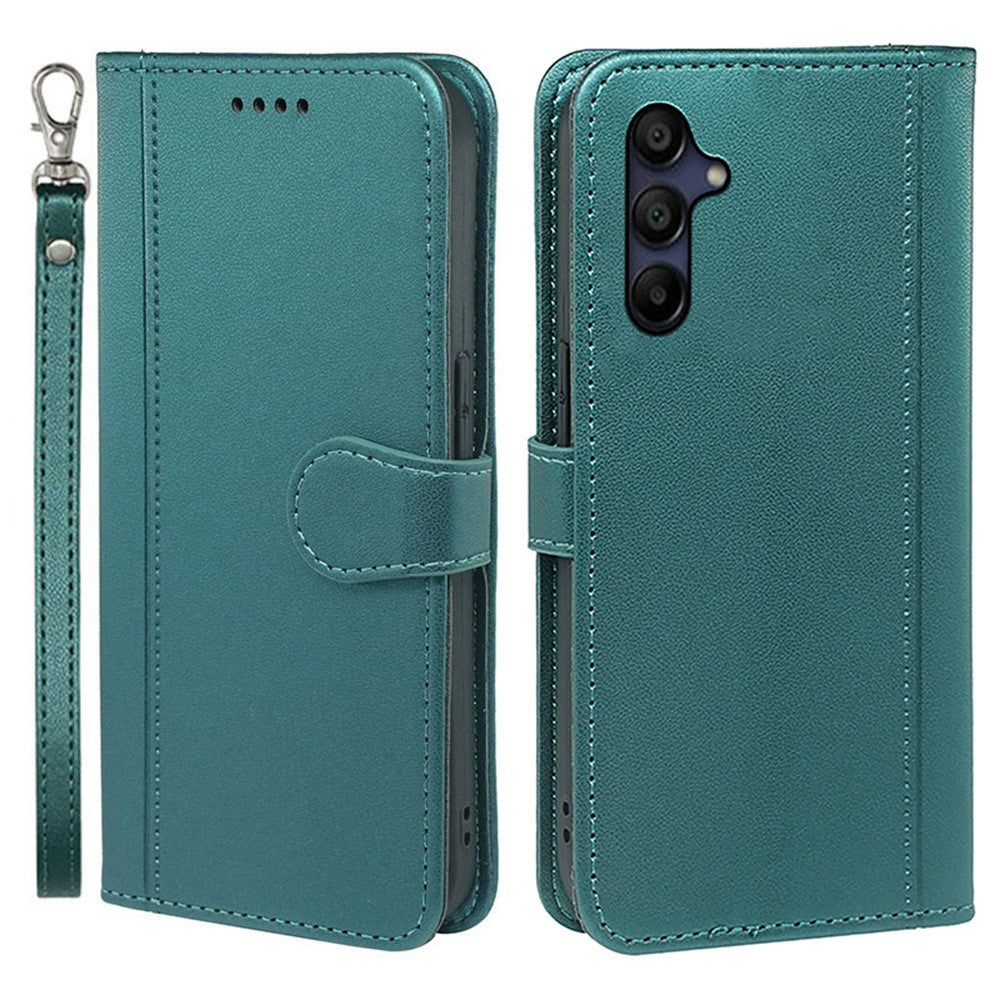 For Samsung Galaxy A26 5G Wallet Case Magnetic Snap Leather Phone Cover with Strap