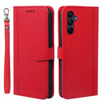 For Samsung Galaxy A26 5G Wallet Case Magnetic Snap Leather Phone Cover with Strap