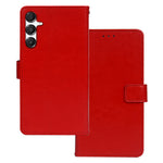 IDEWEI Til Samsung Galaxy A26 5G Etui Kortholder Læder Telefoncover Crazy Horse Tekstur