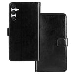 IDEWEI Til Samsung Galaxy A26 5G Etui Kortholder Læder Telefoncover Crazy Horse Tekstur