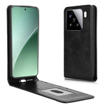 For Xiaomi 15 Case with Card Slot Magnetic Vertical Flip Leather Phone Cover