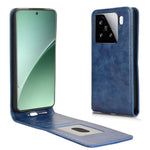 For Xiaomi 15 Case with Card Slot Magnetic Vertical Flip Leather Phone Cover