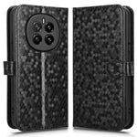 For Honor Magic7 5G Wallet Case Dot Pattern Imprint PU Leather Phone Cover
