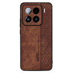 AZNS For Xiaomi 15 Case Protective PU Leather Covered TPU Phone Shell