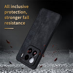 AZNS For Xiaomi 15 Case Protective PU Leather Covered TPU Phone Shell