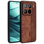 AZNS For Xiaomi 15 Pro Case Protective PU Leather Covered TPU Phone Shell