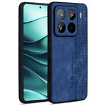 AZNS For Xiaomi 15 Pro Case Protective PU Leather Covered TPU Phone Shell