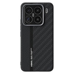 ABEEL For Xiaomi 15 Pro Magnetic Case PC + TPU + Aluminum Alloy + PU Leather Slim Phone Back Cover