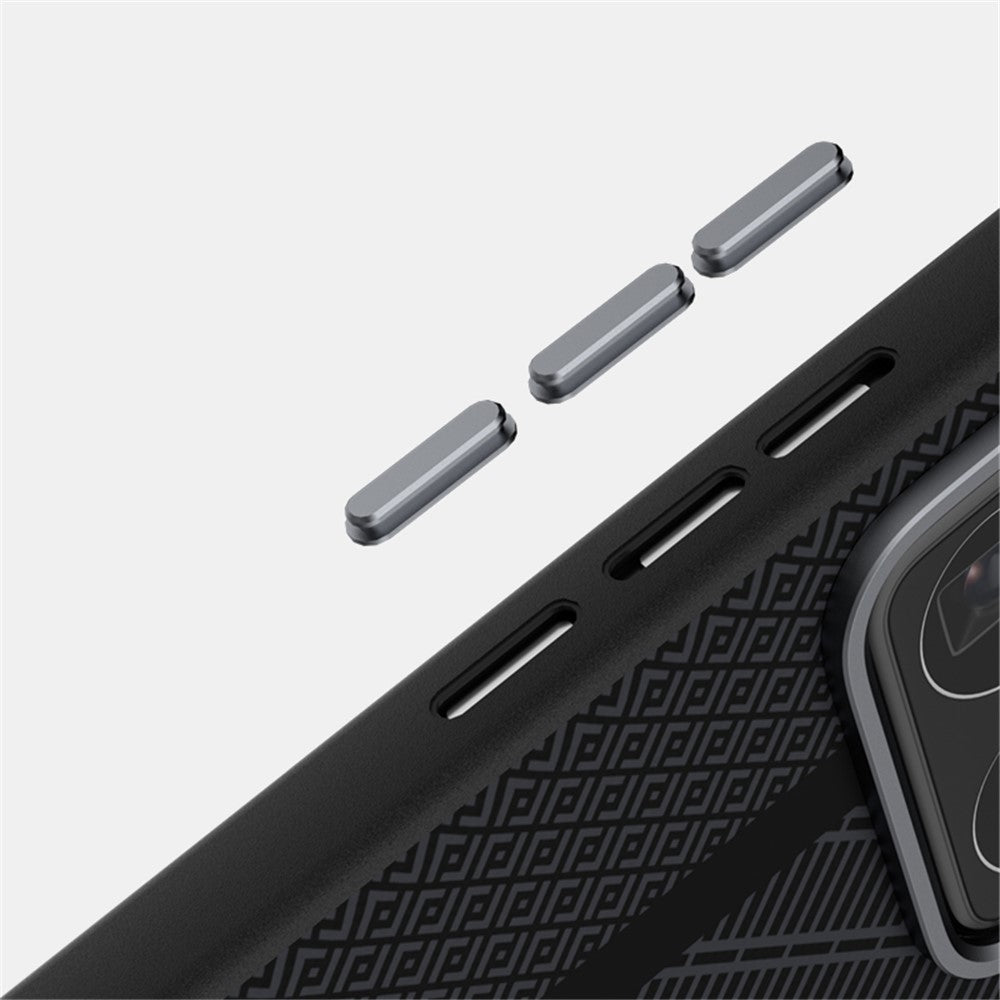 ABEEL For Xiaomi 15 Pro Magnetic Case PC + TPU + Aluminum Alloy + PU Leather Slim Phone Back Cover