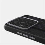 ABEEL For Xiaomi 15 Pro Magnetic Case PC + TPU + Aluminum Alloy + PU Leather Slim Phone Back Cover