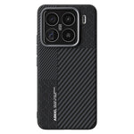 ABEEL For Xiaomi 15 Pro Magnetic Case PC + TPU + Aluminum Alloy + PU Leather Slim Phone Back Cover