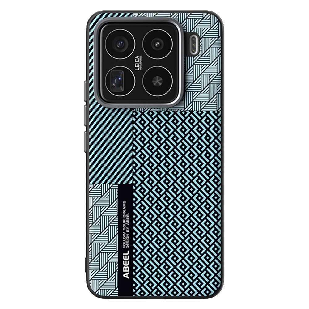 ABEEL For Xiaomi 15 Pro Magnetic Case PC + TPU + Aluminum Alloy + PU Leather Slim Phone Back Cover