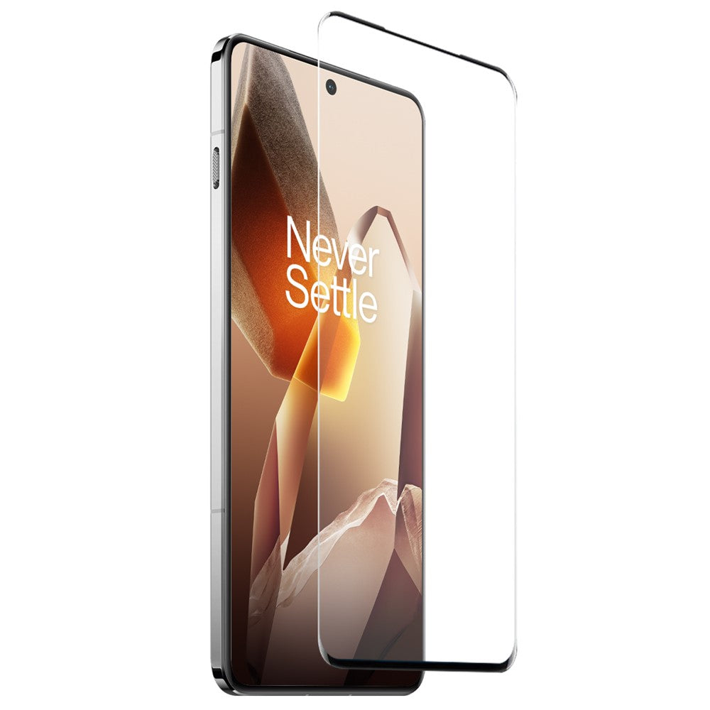 NORTHJO För OnePlus 13 3D Böjt Härdat Glas Skärmskydd mobilskydd Reptåligt TPU-skal