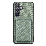 For Samsung Galaxy S25 Case Magnetic Detachable Card Holder Phone Back Cover