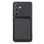 For Samsung Galaxy S25 Case Magnetic Detachable Card Holder Phone Back Cover