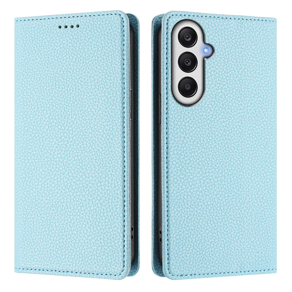 For Samsung Galaxy A37 5G / A56 5G / A36 5G Wallet Case RFID Blocking Litchi Texture Leather Mobile Cover