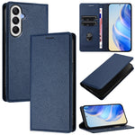 For Samsung Galaxy A37 5G / A56 5G / A36 5G Wallet Case RFID Blocking Litchi Texture Leather Mobile Cover
