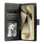 Style 018 For Samsung Galaxy A56 5G Case Imprinted Totem Skin Feel Wallet Leather Phone Cover