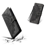 Style 018 For Samsung Galaxy A56 5G Case Imprinted Totem Skin Feel Wallet Leather Phone Cover