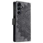 Style 018 For Samsung Galaxy A56 5G Case Imprinted Totem Skin Feel Wallet Leather Phone Cover
