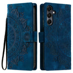 Style 018 For Samsung Galaxy A56 5G Case Imprinted Totem Skin Feel Wallet Leather Phone Cover