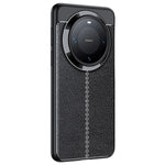 For Huawei Mate 70 Case Litchi Texture TPU Flexible Phone Cover, Black