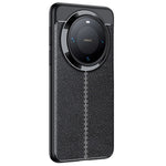 For Huawei Mate 70 Pro+ / 70 Pro Case Litchi Texture TPU Flexible Phone Cover, Black