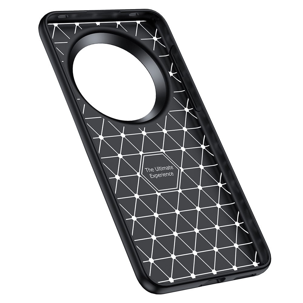 For Huawei Mate 70 Pro+ / 70 Pro Case Litchi Texture TPU Flexible Phone Cover, Black