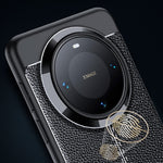 For Huawei Mate 70 Pro+ / 70 Pro Case Litchi Texture TPU Flexible Phone Cover, Black