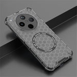 For Oppo Find X8 5G Magnetic Case Honeycomb Design TPU+PC Phone Cover