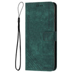 For Honor Magic7 Lite 5G / X9c 5G / X60 Pro 5G Case Imprinted Lines Leather Phone Cover Folding Stand