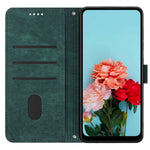 For Honor Magic7 Lite 5G / X9c 5G / X60 Pro 5G Case Imprinted Lines Leather Phone Cover Folding Stand