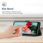 For Honor Magic7 Lite 5G / X9c 5G / X60 Pro 5G Case Imprinted Lines Leather Phone Cover Folding Stand
