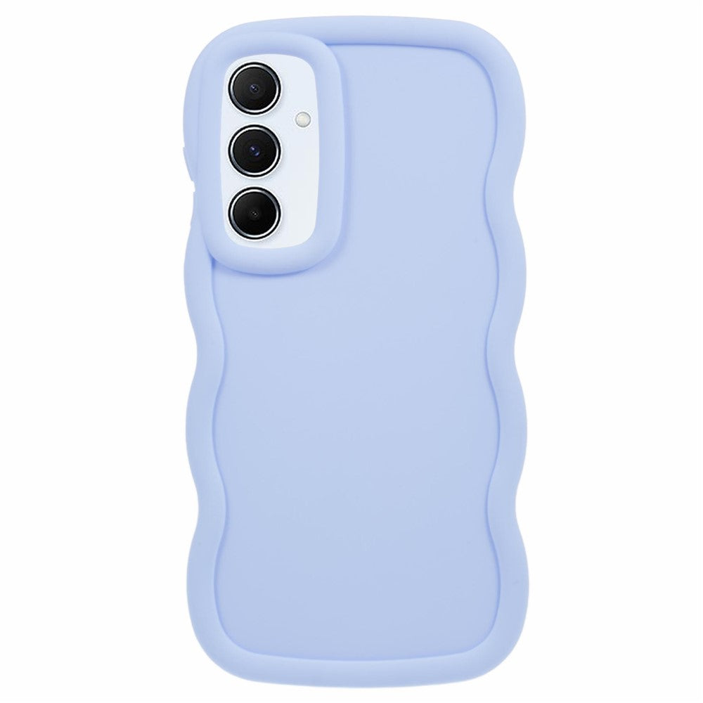 For Samsung Galaxy S25+ Case TPU Protective Phone Cover Unique Curly Wave Frame
