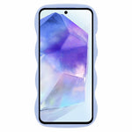 For Samsung Galaxy S25+ Case TPU Protective Phone Cover Unique Curly Wave Frame