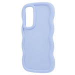 For Samsung Galaxy S25+ Case TPU Protective Phone Cover Unique Curly Wave Frame