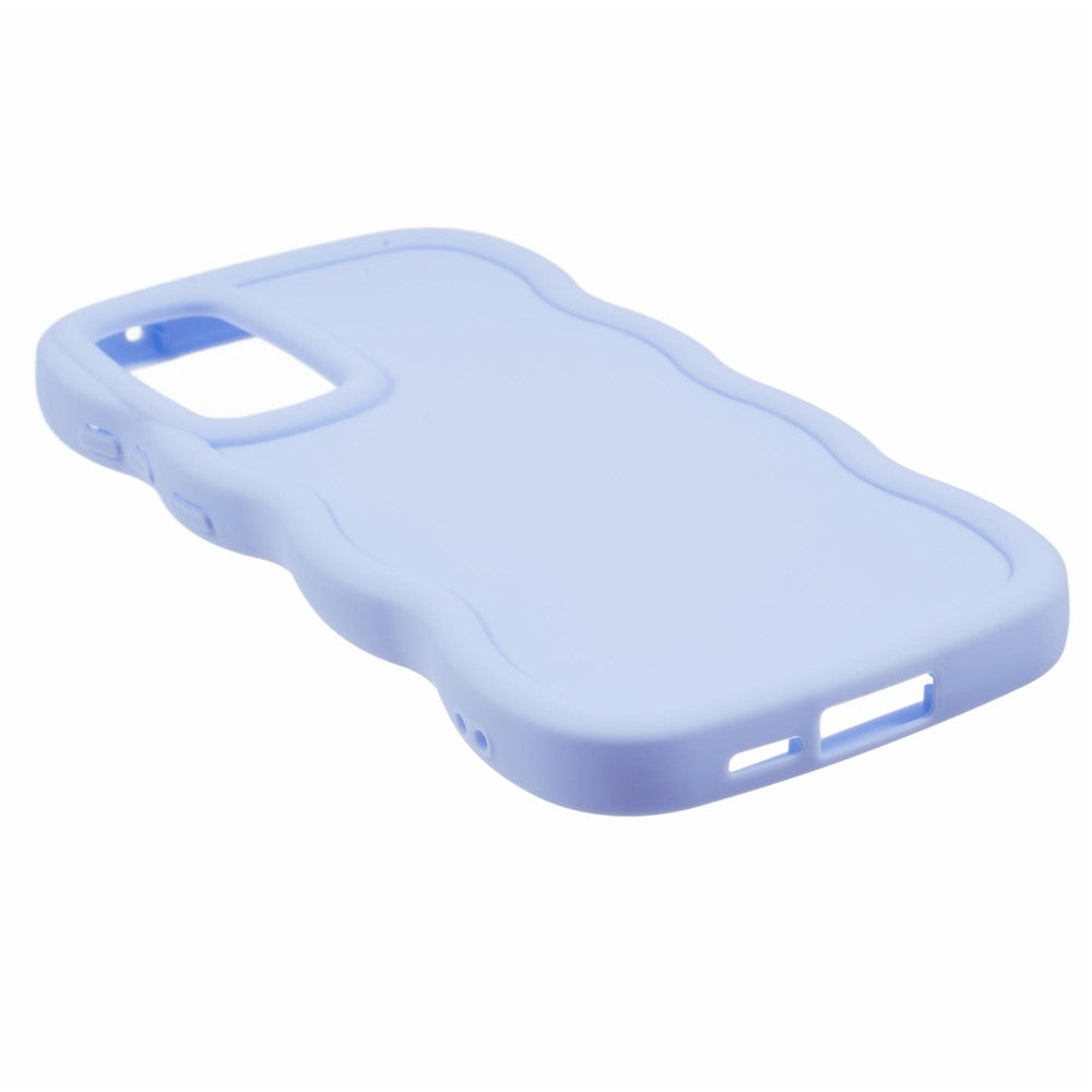 For Samsung Galaxy S25+ Case TPU Protective Phone Cover Unique Curly Wave Frame
