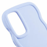 For Samsung Galaxy S25+ Case TPU Protective Phone Cover Unique Curly Wave Frame