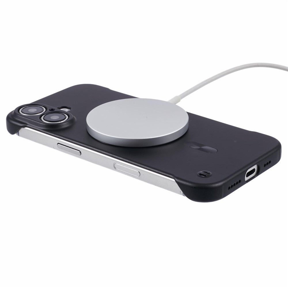 For iPhone 16 Plus Case Compatible with MagSafe Hard PC Frameless Phone Cover