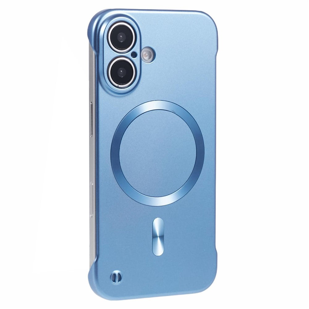 For iPhone 16 Plus Case Compatible with MagSafe Hard PC Frameless Phone Cover