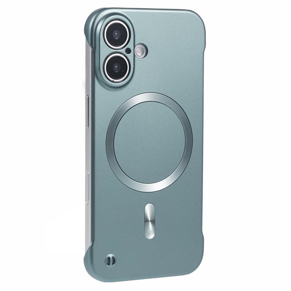 For iPhone 16 Plus Case Compatible with MagSafe Hard PC Frameless Phone Cover