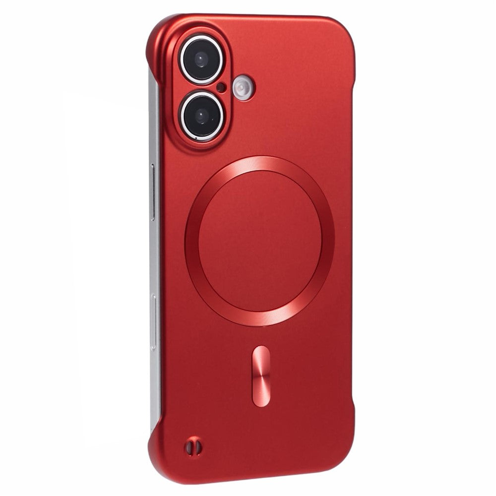 For iPhone 16 Plus Case Compatible with MagSafe Hard PC Frameless Phone Cover