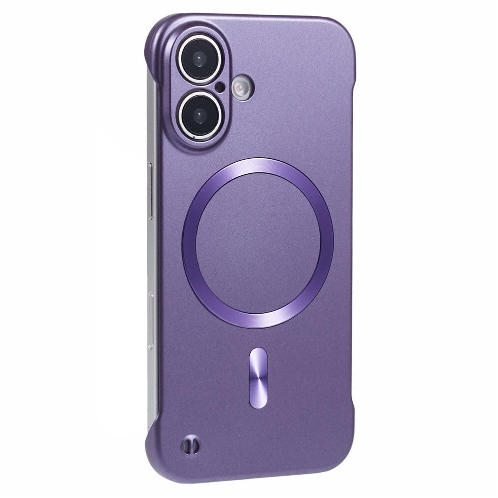 For iPhone 16 Plus Case Compatible with MagSafe Hard PC Frameless Phone Cover